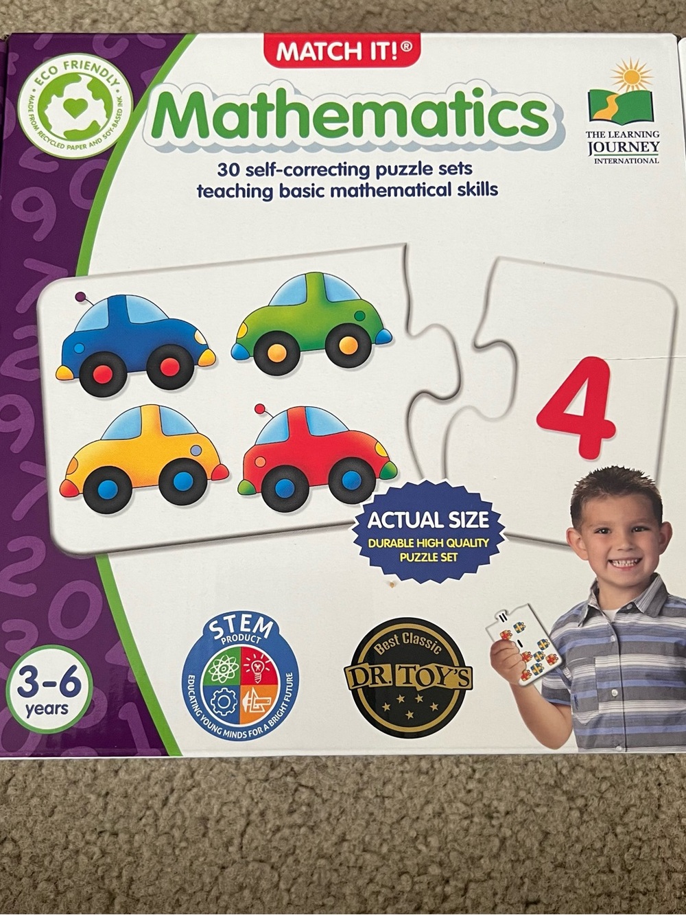 Match Mathematics Kids Puzzle Set